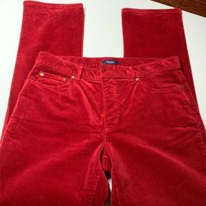 Chaps 12 red Corduroy pants.